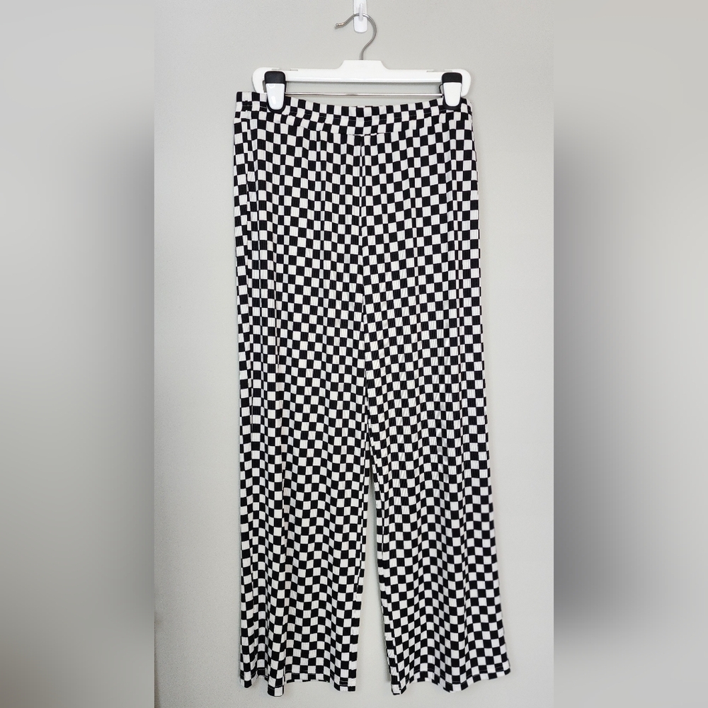 Black and White Checkered Lounge Pants